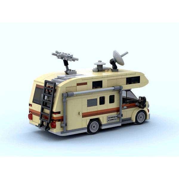 Modbrix 106856 - 1974er Vintage Camper Wohnmobil Vanguard, 424 Klemmbausteine