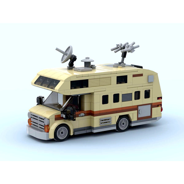 Modbrix 106856 - 1974er Vintage Camper Wohnmobil Vanguard, 424 Klemmbausteine