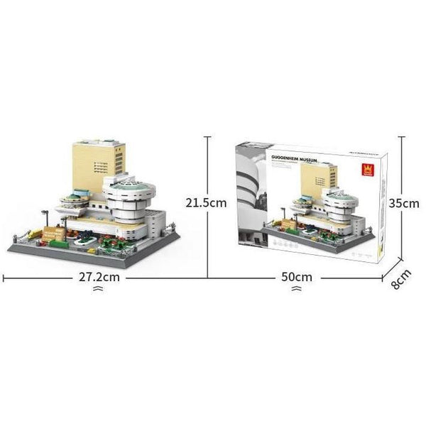 Wange 5242 - Guggenheim Museum-New York,America - 902 Klemmbausteine