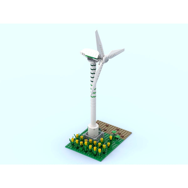 Modbrix 106731 - Windrad mit Kornfeld - 192 Klemmbausteine