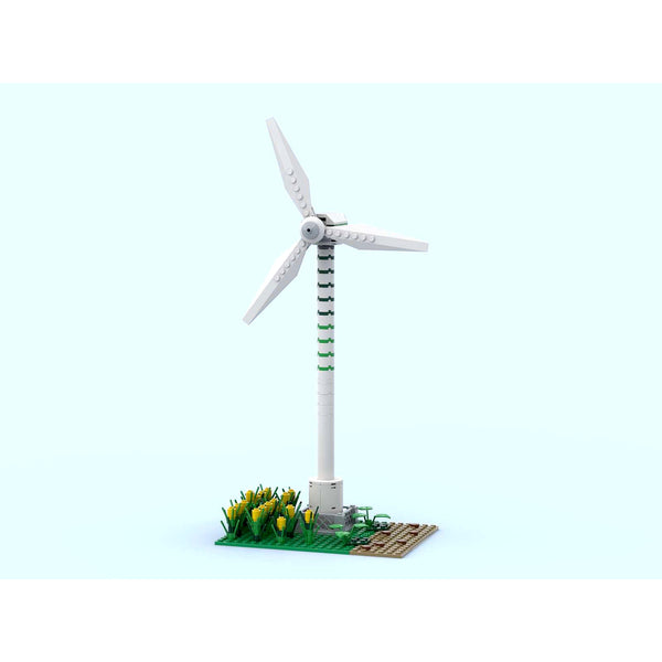 Modbrix 106731 - Windrad mit Kornfeld - 192 Klemmbausteine