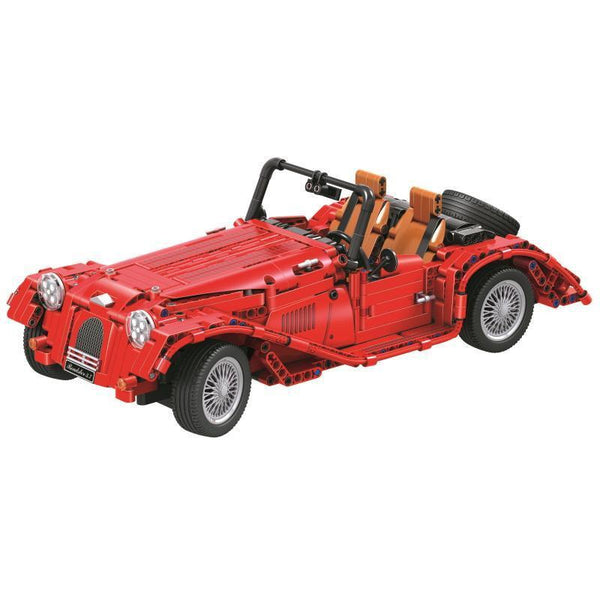 Winner Bricks 1273 - Technik Oldtimer Cabrio in rot - 1140 Klemmbausteine