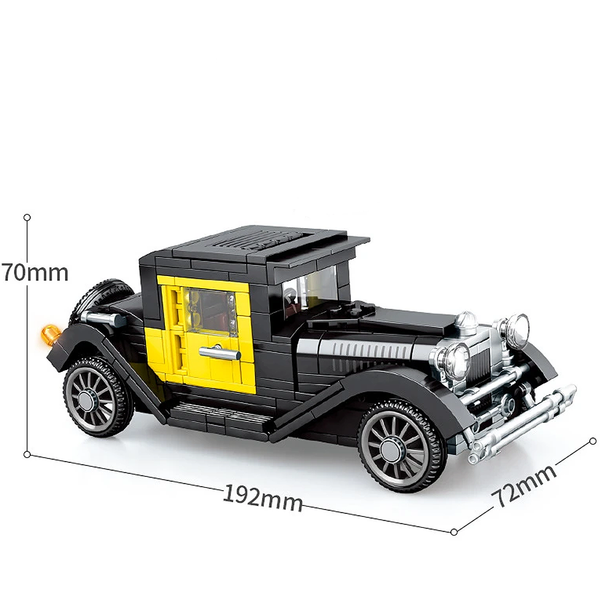 Sembo 607400 - Schwarzer Oldtimer 17 cm - 323  Klemmbausteine