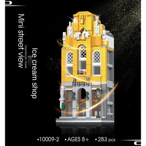 Leier 10009-2 - Modular Building Street View Eiscafe - 283 Klemmbausteine