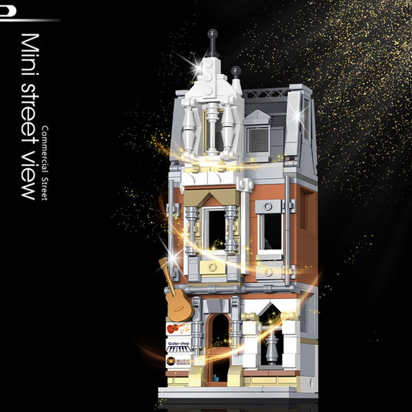 Leier 10010-1 - Modular Building Street View Musikgeschäft - 308 Klemmbausteine