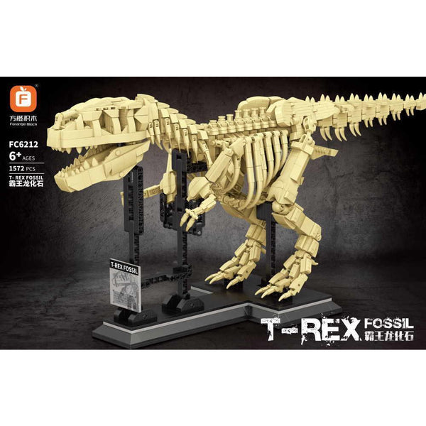 Forange FC6212 - T Rex Skelett Tyrannosaurus Rex Fossil - 1572 Klemmbausteine