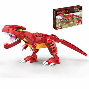 Edukie 1301- T-Rex baubare Dinosaurier Figur - 131 Klemmbausteine
