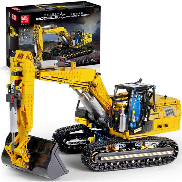 Mould King 13112 - Linkbelt Technik RC Bagger 2.4 Ghz - 1830 Klemmbausteine
