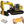 Laden Sie das Bild in den Galerie-Viewer, Mould King 13112 - Linkbelt Technik RC Bagger 2.4 Ghz - 1830 Klemmbausteine
