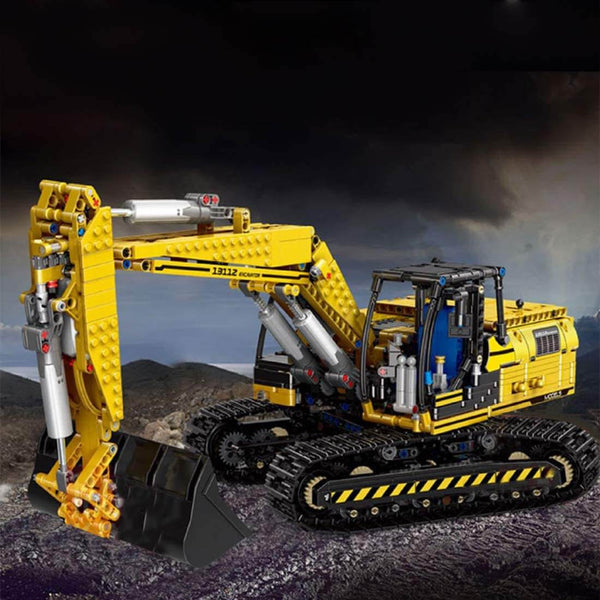 Mould King 13112 - Linkbelt Technik RC Bagger 2.4 Ghz - 1830 Klemmbausteine