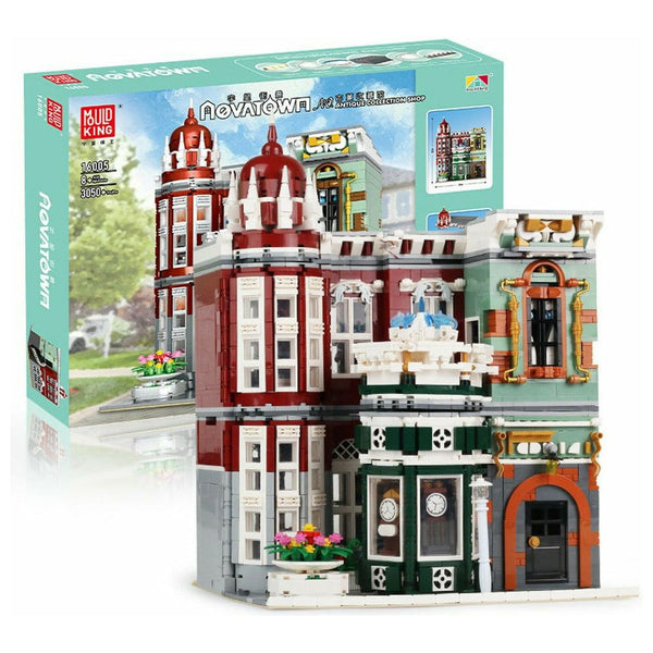 Mould King 16005 - Antiquitätenladen, Modular Building mit Beleuchtung - 3050 Klemmbausteine