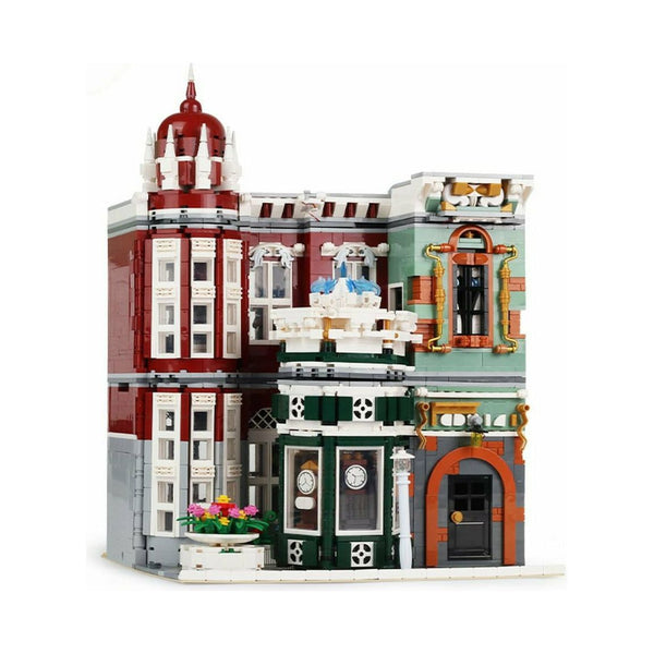 Mould King 16005 - Antiquitätenladen, Modular Building mit Beleuchtung - 3050 Klemmbausteine