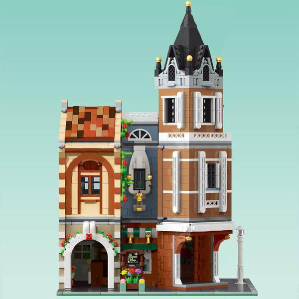 Mould King 16026 - Altstadt Restaurant Modular Building mit LED Beleuchtung - 3039 Klemmbausteine