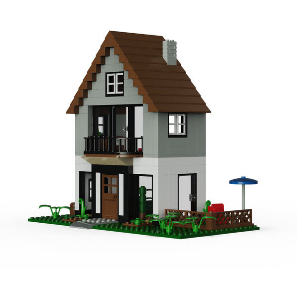 Modbrix 106703 - Einfamilienhaus - 290 Klemmbausteine