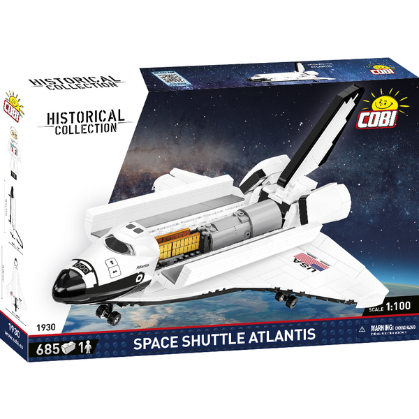 Cobi 1930 - Historical Collection Space Shuttle Atlantis - 685 Klemmbausteine