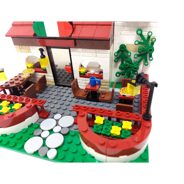 Modbrix 18267015 - Pizzeria Ristorante Haus - 328 Klemmbausteine