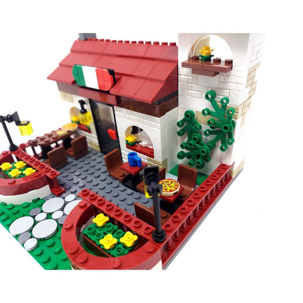 Modbrix 18267015 - Pizzeria Ristorante Haus - 328 Klemmbausteine