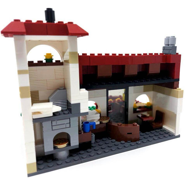 Modbrix 18267015 - Pizzeria Ristorante Haus - 328 Klemmbausteine