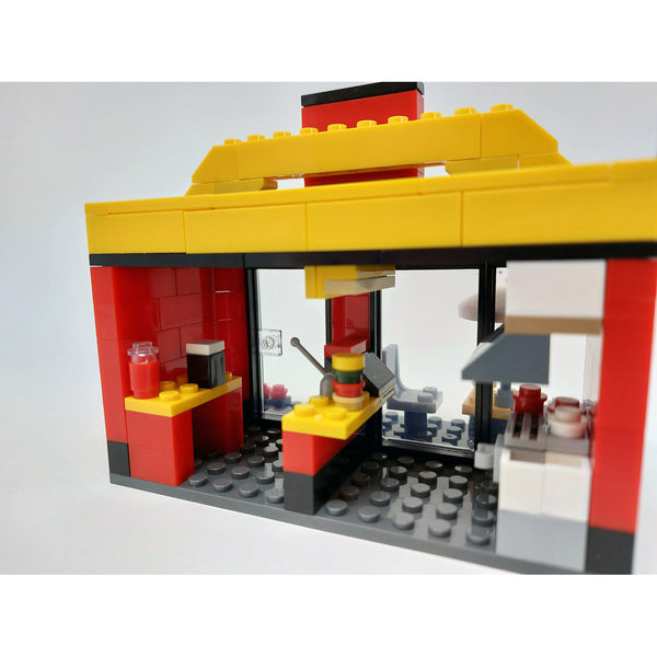 Modbrix 9029 - City Burger Laden McDowell's - 202 Klemmbausteine