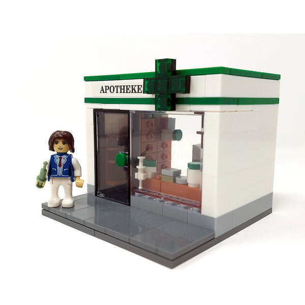 Modbrix 8014 - Apotheke inkl. Minifigur - 164 Klemmbausteine