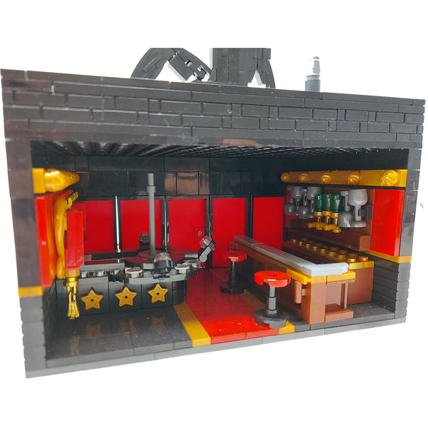 Modbrix 9061 - Strip Club Bausteine Bar - 669 Klemmbausteine