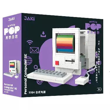Jaki JK8211 - Retro 128K 1984 Personal Computer, 228 Klemmbausteine