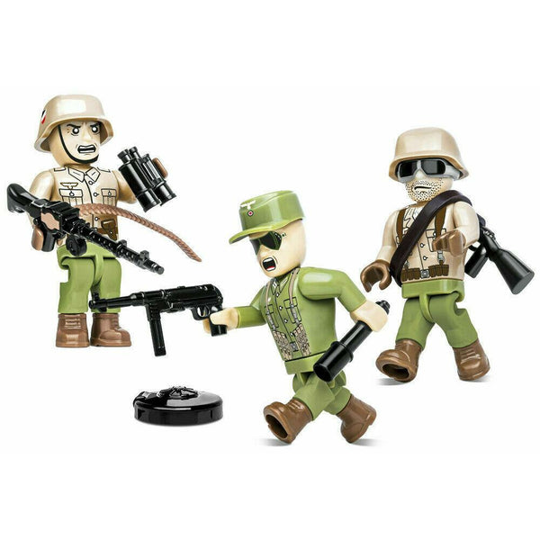 Cobi 2050 - Deutsche Afrika-Korps Soldaten - 26 Bauteile