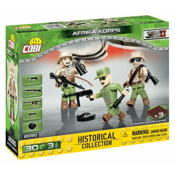Cobi 2050 - Deutsche Afrika-Korps Soldaten - 26 Bauteile