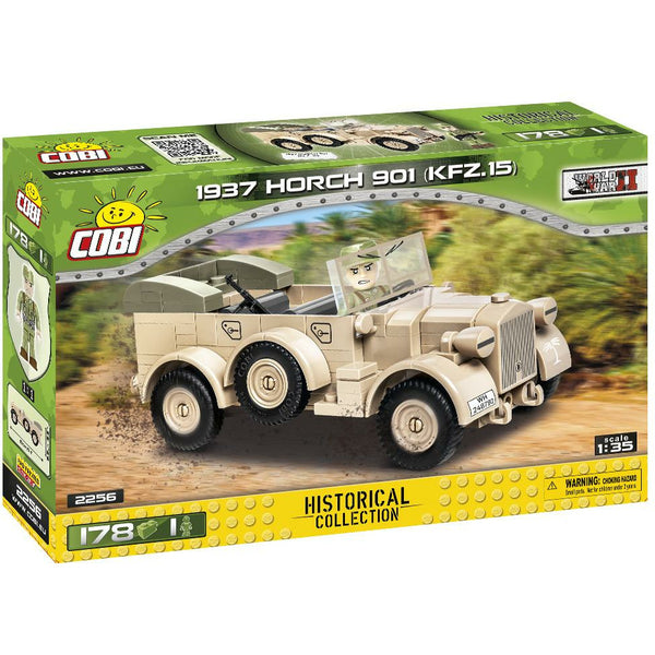 Cobi 2256 - 1937 Horch 901 (KFZ.15) Militärwagen - 178 Klemmbausteine