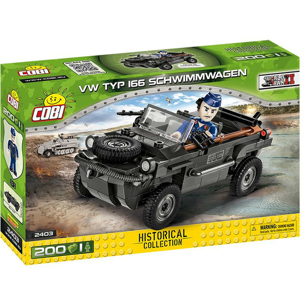 Cobi 2403 - VW Typ 166 Schwimmwagen - 200 Klemmbausteine