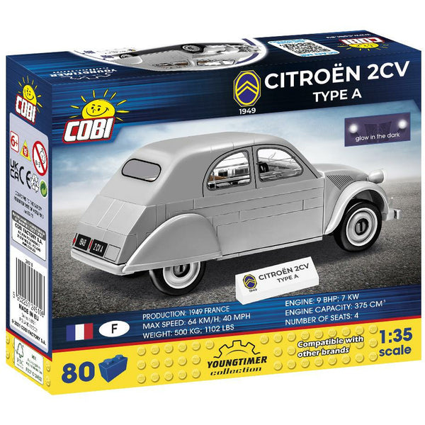 Cobi 24510 - 2CV 1949 Ente - Modellbau Auto - 80 Klemmbausteine