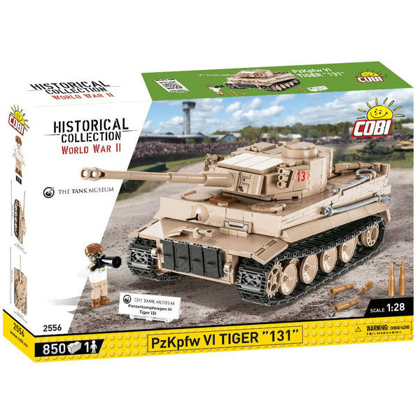 Cobi 2556 - WW2 Tiger 131 VI Panzer Kampfwagen - 854 Klemmbausteine