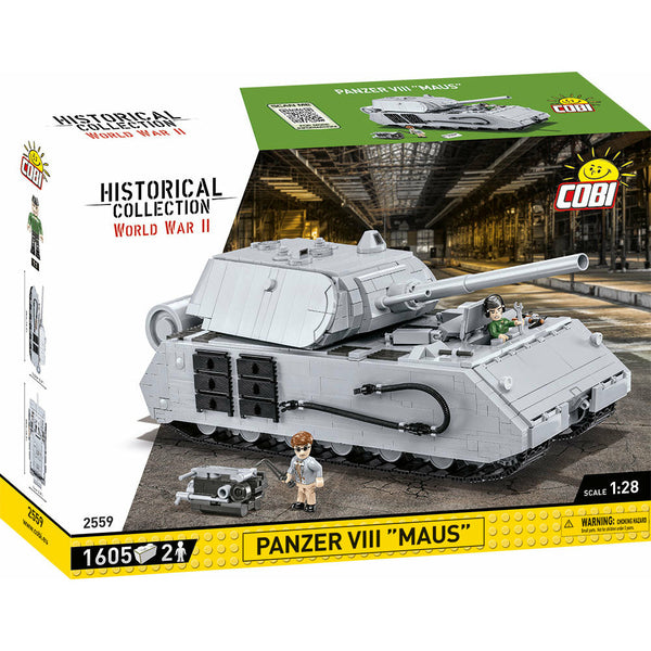 Cobi 2559 - Historical Collection WWII Panzer III Maus - 1605 Klemmbausteine