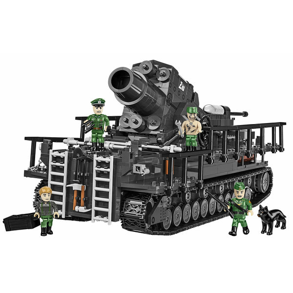 Cobi 2560 - WWII Karl Gerät 040 "ZIU" Panzer Mörser - 1574 Klemmbausteine