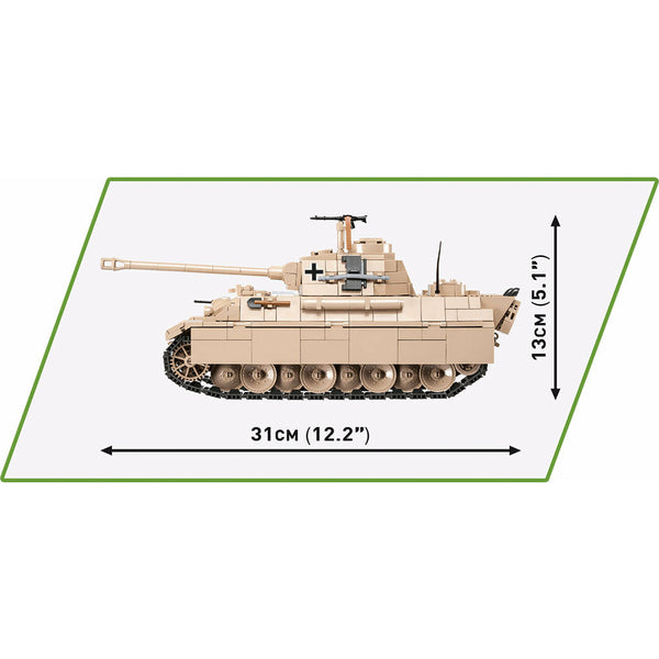 Cobi 2566 - Panther Panzer V  Ausf. G - 905 Klemmbausteine