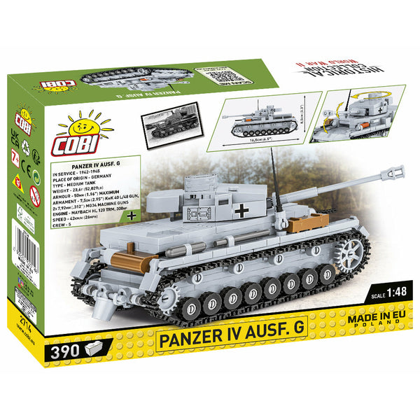Cobi 2714 - Historical Collection WWII Panzer IV Ausf.D - 389 Klemmbausteine