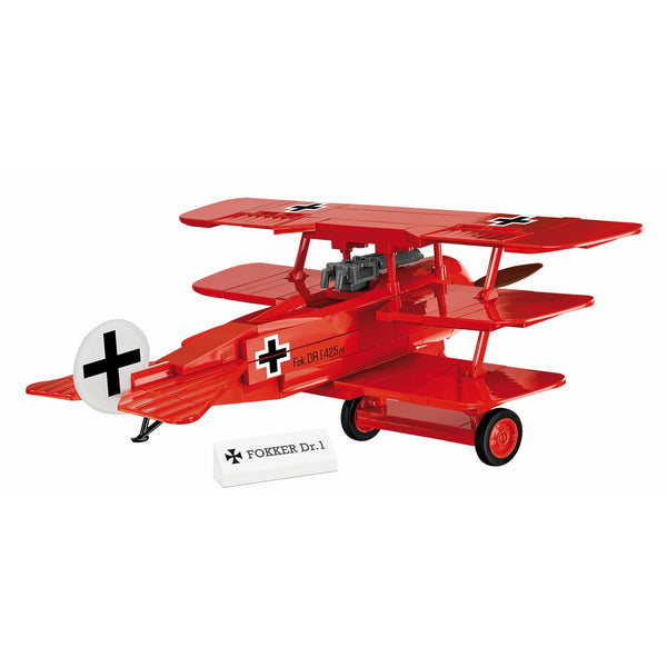 Cobi 2986 - Fokker DR.I Red Baron Roter Baron Flugzeug - 78 Klemmbausteine