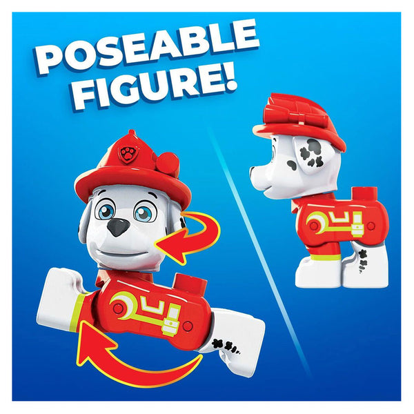 Mega Bloks HDJ30 - Paw Patrol Feuerwehrhund Marshall - 4 x Kombinierbar