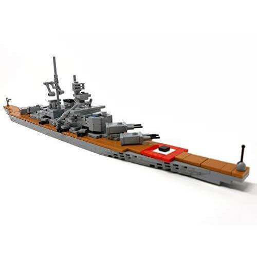 Modbrix - Modellschiff Bismarck - 326 Klemmbausteine