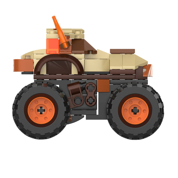 Jaki JK9036 - El Loco Monstertruck, 77 Klemmbausteine
