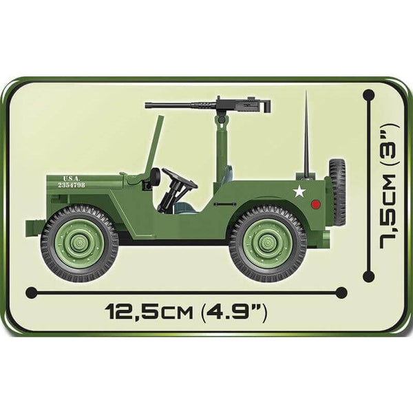 Cobi 2399 - US Army Truck 1/4t Militär LKW - 91 Klemmbausteine