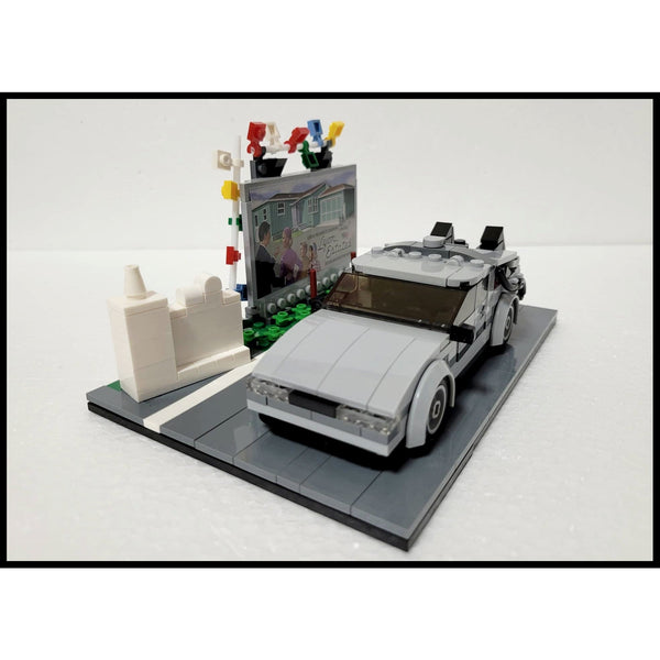 Modbrix 8023 - 1955 Hill Valley Diorama inkl. DMC Zeitmaschine - 368 Klemmbausteine