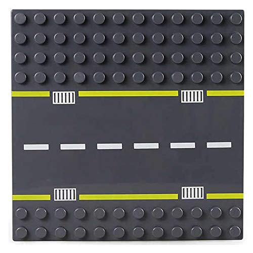 Dubie 6905 - 3er Set Straßen Bauplatten kompatibel zu den großen Du**o Steinen