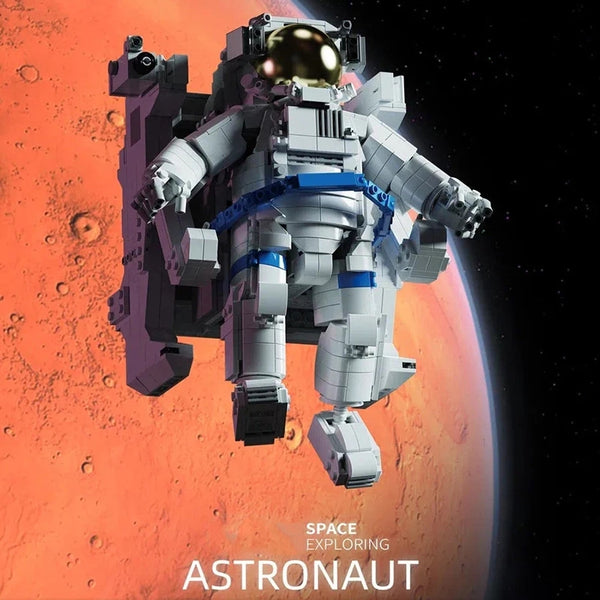 QZL 90022 - Weltraumforschung Astronaut Figur - 1515 Klemmbausteine