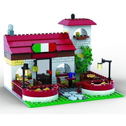 Modbrix 18267015 - Pizzeria Ristorante Haus - 328 Klemmbausteine