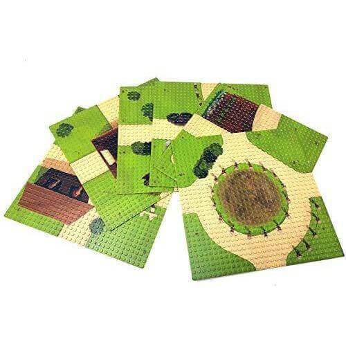 Modbrix 86919 - City Bauernhof Grundplatten und Bauplatten - 25.5 x 25.5 cm