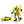 Laden Sie das Bild in den Galerie-Viewer, Gudi 8711 - Transforming Sportwagen gelber Auto Roboter - 225 Klemmbausteine
