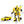 Laden Sie das Bild in den Galerie-Viewer, Gudi 8711 - Transforming Sportwagen gelber Auto Roboter - 225 Klemmbausteine
