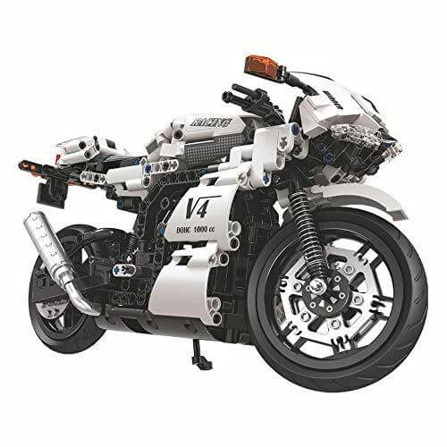 Winner 1258 - Technik Rennmaschine Motorrad - 716 Klemmbausteine