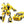 Laden Sie das Bild in den Galerie-Viewer, Gudi 8711 - Transforming Sportwagen gelber Auto Roboter - 225 Klemmbausteine
